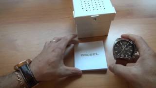 Unboxing Relógio Diesel Chrono DZ4296 Overflow Original [upl. by Selhorst750]