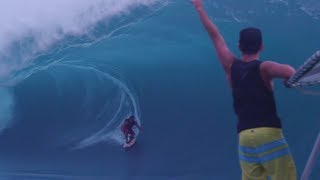 Surfing the Heaviest Wave in the World  Teahupoo [upl. by Nalyt737]