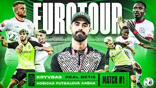 KRYVBAS EUROTOUR 3 \ Хоакін в Кошице \ Кривбас  Бетіс \ Підтримка з України \ Дебют в турнірі [upl. by Sile]