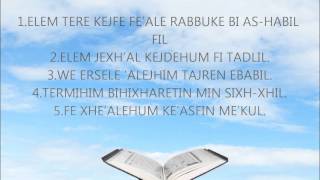 Meso Suren Fil  Në Transliterim Shqip dhe Përkthim Shqip  Në HD [upl. by Jorgensen]