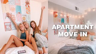 COLLEGE APARTMENT MOVE IN VLOG [upl. by Yrtsed485]