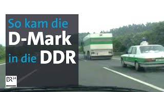 Gigantischer Geldtransport Milliarden DMark für die DDR  Abendschau  BR24 [upl. by Ocsic]