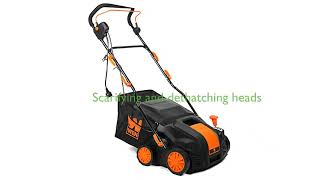 Review WEN DT1516 Electric DethatcherScarifier ESSENTIAL details [upl. by Shlomo]