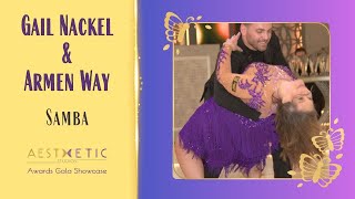 Gail Nackel amp Armen Way performing Samba at Aesthetic Studios Awards Gala Showcase [upl. by Assyla]