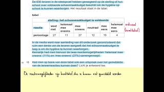 2024II Hygiene op school vraag 12 13 en 14 havo wiskunde A [upl. by Aiela]