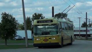 Trolley Bus at Illinois Railway Museum [upl. by Betz694]