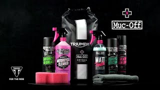 MucOff x Triumph Motorcycle Cleaning Kit [upl. by Itak]