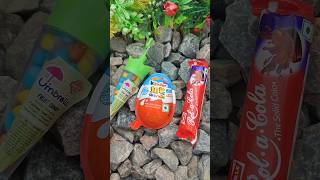 Rol a cola candy with amrella Jems popsicl shorts kinderjoy gems [upl. by Adnohral50]