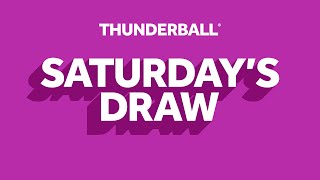 The National Lottery Thunderball draw results from Saturday 13 January 2024 [upl. by Oigaib]