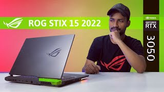 Asus ROG Strix G15 2022 Ryzen 7 6800H RTX 3050  Unboxing Review [upl. by Allisirp]