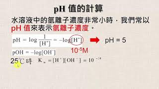 高中化學｜水的解離與pH值 [upl. by Bluefarb]