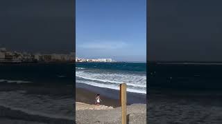 El Medano Surfer Strand Teneriffa tenerife surf kitesurfing atlantic canaryislands elmedano [upl. by Adlihtam221]