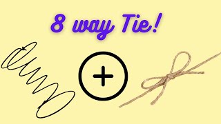 How to Eight Way Tie in Upholstery [upl. by Lahsiv]