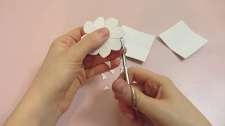 How to make foamiran flowers  foam flower tutorial [upl. by Rudwik]