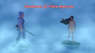 Pocahontas If I Never knew you lyrics [upl. by Ferna928]