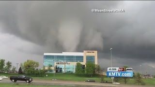 West Omaha tornado the day after [upl. by Sidonia149]