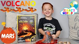 VOLCANO  VOLCANO FACTS  LEARNING VIDEOS for KIDS [upl. by Adnana687]