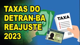 Taxas do Detran Bahia 2023 auto escola [upl. by Kiyoshi]