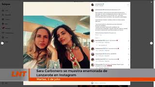 Sara Carbonero se muestra enamorada de Lanzarote en Instagram [upl. by Larson]