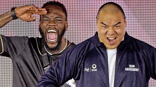 Deontay Wilder vs Zhilei Zhang • GRAND ARRIVALS  Frank Warren amp Eddie Hearn 5 vs 5  DAZN Boxing [upl. by Aynatan388]