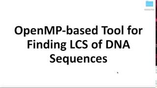 Tutorial on How to Use an OpenMPbased LCS Tool [upl. by Yelekalb]