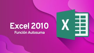 CURSO BÁSICO DE EXCEL 2010 Cómo hacer una autosuma [upl. by Rapp]