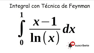 Integral Usando la Técnica de Feynman [upl. by Nahoj]