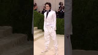 Timothée Chalamet at the 2021 Met Gala  Esquire UK [upl. by Estelle]