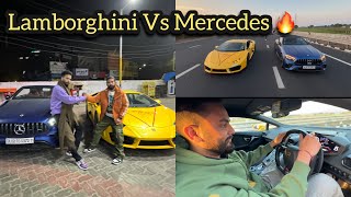 Finally Lambo Aur Mercedes Ki Drag Race Ho Gayi😍 [upl. by Aala]