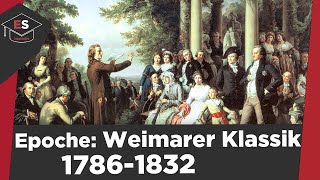 Literaturepoche Weimarer Klassik 17861832  Vertreter Themen Motive Weimarer Klassik erklärt [upl. by Otreblanauj]