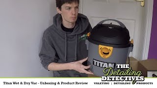 Titan Wet amp Dry Vac  Unboxing amp Product Review [upl. by Enylorac]