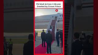 PM Modi Makes First Ever Visit To Brunei Welcomed By Crown Prince [upl. by Resarf]