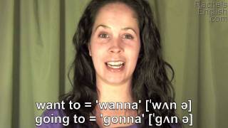 How to Pronounce Gonna and Wanna American English [upl. by Trellas]