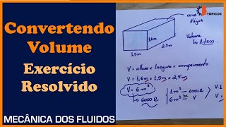 Volume de uma caixa dágua  Mecânica dos Fluidos [upl. by Zane]