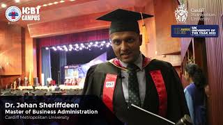 DrJehan Sheriffdeen MBA graduate from Cardiff Metropolitan UniversityUK shared his experience [upl. by Brodsky696]