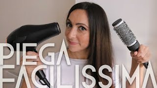 piegaFACILISSIMA in 5 minuti spazzola e phon  Capelli brillanti  AnnalisaSuperStar [upl. by Sassan]