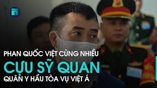 Xét xử vụ Việt Á Hình ảnh Phan Quốc Việt cùng nhiều cựu sỹ quan quân y hầu tòa  VTC1 [upl. by Euqirdor]