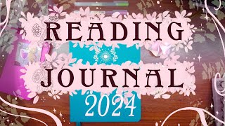 🌺Setting up my Reading Journal for 2024💚 [upl. by Ecirahc155]