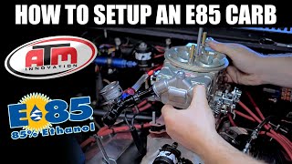 How to setup and tune a 4150 e85 carburetor Learn the basics  101 training video [upl. by Ardnahsal]