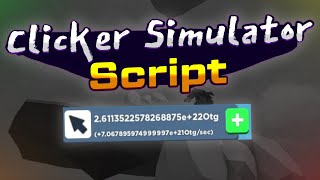 Clicker Simulator script – INF Money [upl. by Lillian]