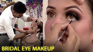 The Perfect Bridal Eye Makeup Tutorial  Kashif Aslam [upl. by Ariela]