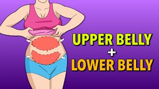 30Minute Belly Fat Burn – Lower Belly and Upper Belly Workout [upl. by Lazare224]