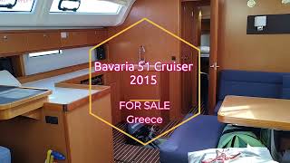 BAVARIA51 CRUISER 2016  FOR SALE  Greece   Free Sail Group [upl. by Shanon]