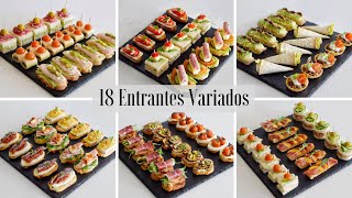 18 Deliciosas y Fáciles Recetas de CANAPÉS y ENTRANTES de Primavera  Recopilación  DarixLAB [upl. by Craggy]