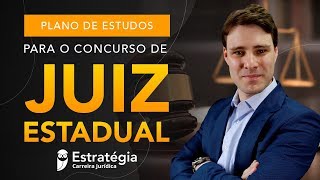 Concurso Juiz Estadual Plano de Estudos [upl. by Eelatsyrc]