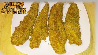 How to Make  Southern Fried Fish w Homemade Fish Fry [upl. by Necyrb]