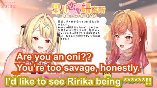 Hoshikawa Sara amp Ichijou Ririka give romance advice Part 12【Eng Sub Based hololive Nijisanji】 [upl. by Brower]