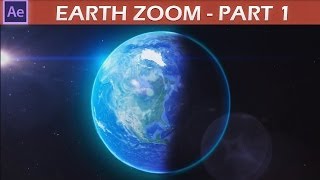 After Effects Earth Zoom Tutorial pt1 [upl. by Roselyn502]