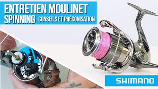 ENTRETIEN MOULINET SPINNING  Conseils et préconisations [upl. by Viglione]