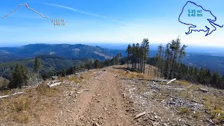 Twin PeaksGrunt Trail Loop 107 Miles 172 Kilometers  Virtual Trail Running  Treadmill Scenery [upl. by Aihsas]